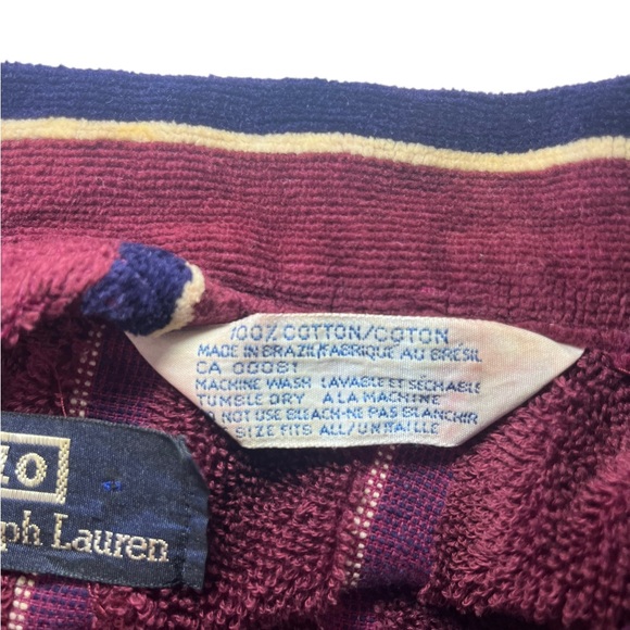 Polo Ralph Lauren Stripped House Coat - Picture 5 of 6